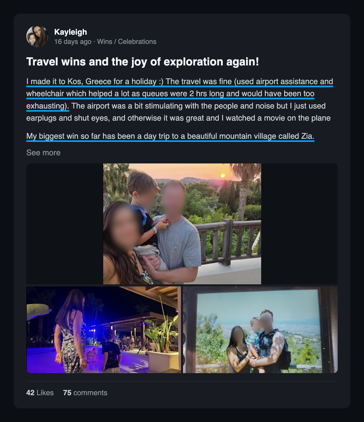 Community win post: Travel wins and the joy of exploration again