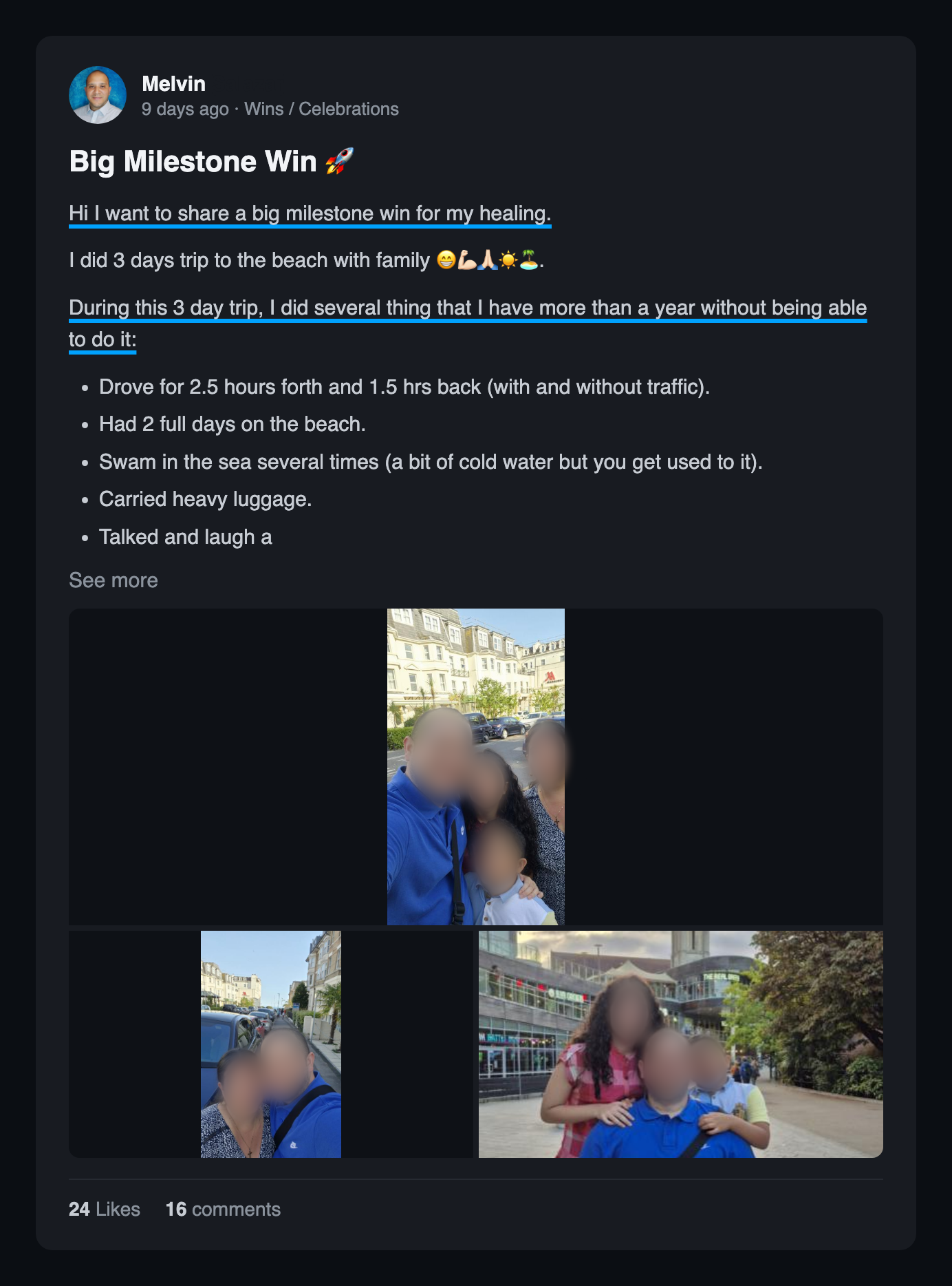 Community win post: Big milestone win