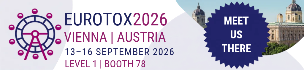 EuroTox 2026, Vienna, Austria, 13-16 September 2026 - meet DeepCyte at Level 1, Booth 78