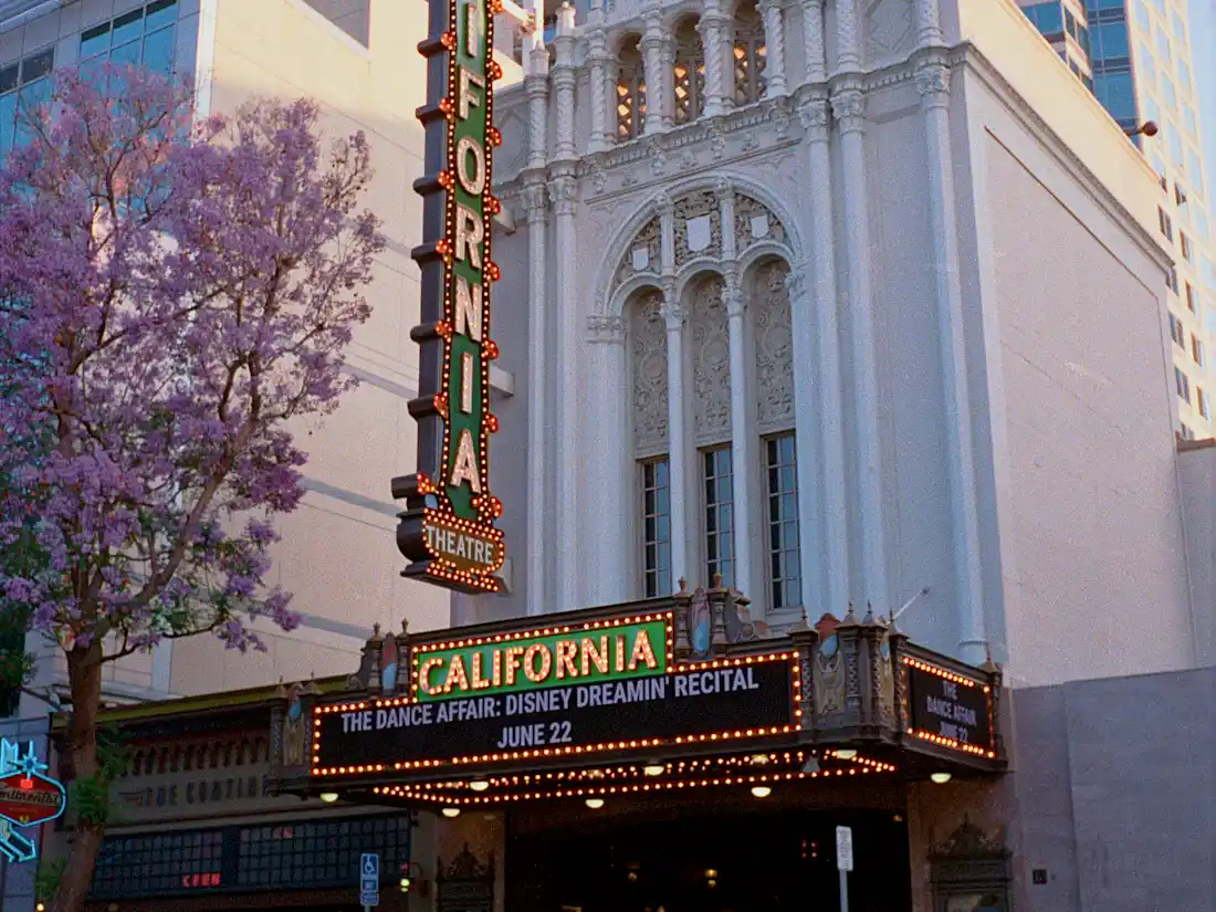 California Theatre on South First Street in downtown San Jose