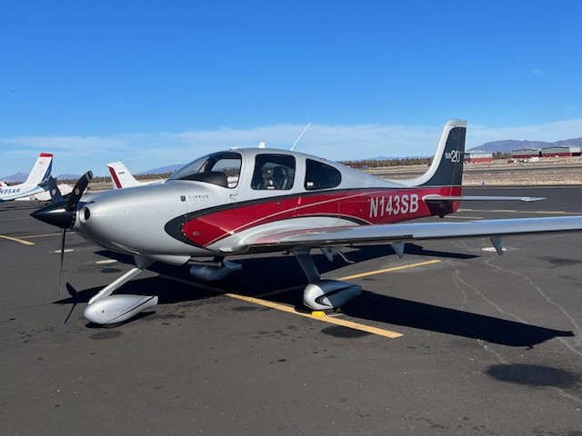 A Cirrus SR20 airplane