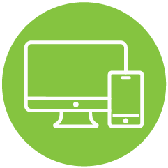 Accounts are accessible from desktop or mobile devices with ease any time.