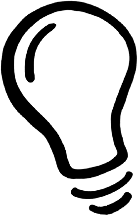 A icon of a light bulb