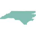 An outline of the state of North Carolina