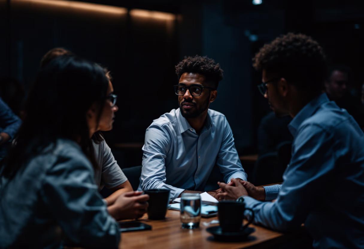 image of networking event (for a hr tech)