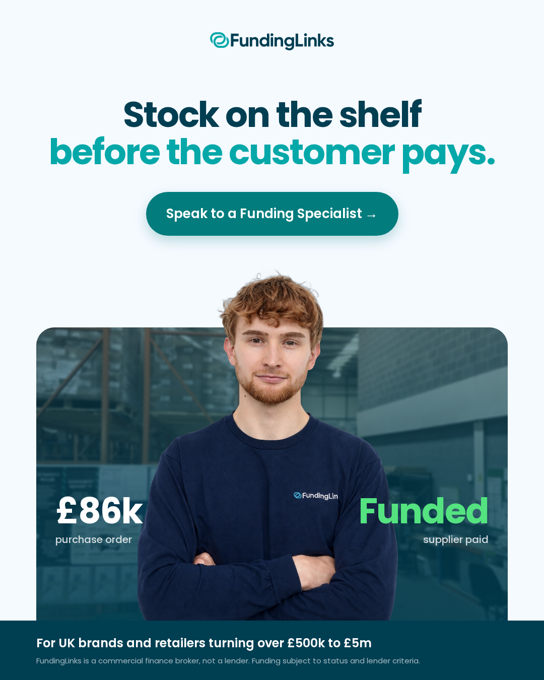 Funding Links ad
