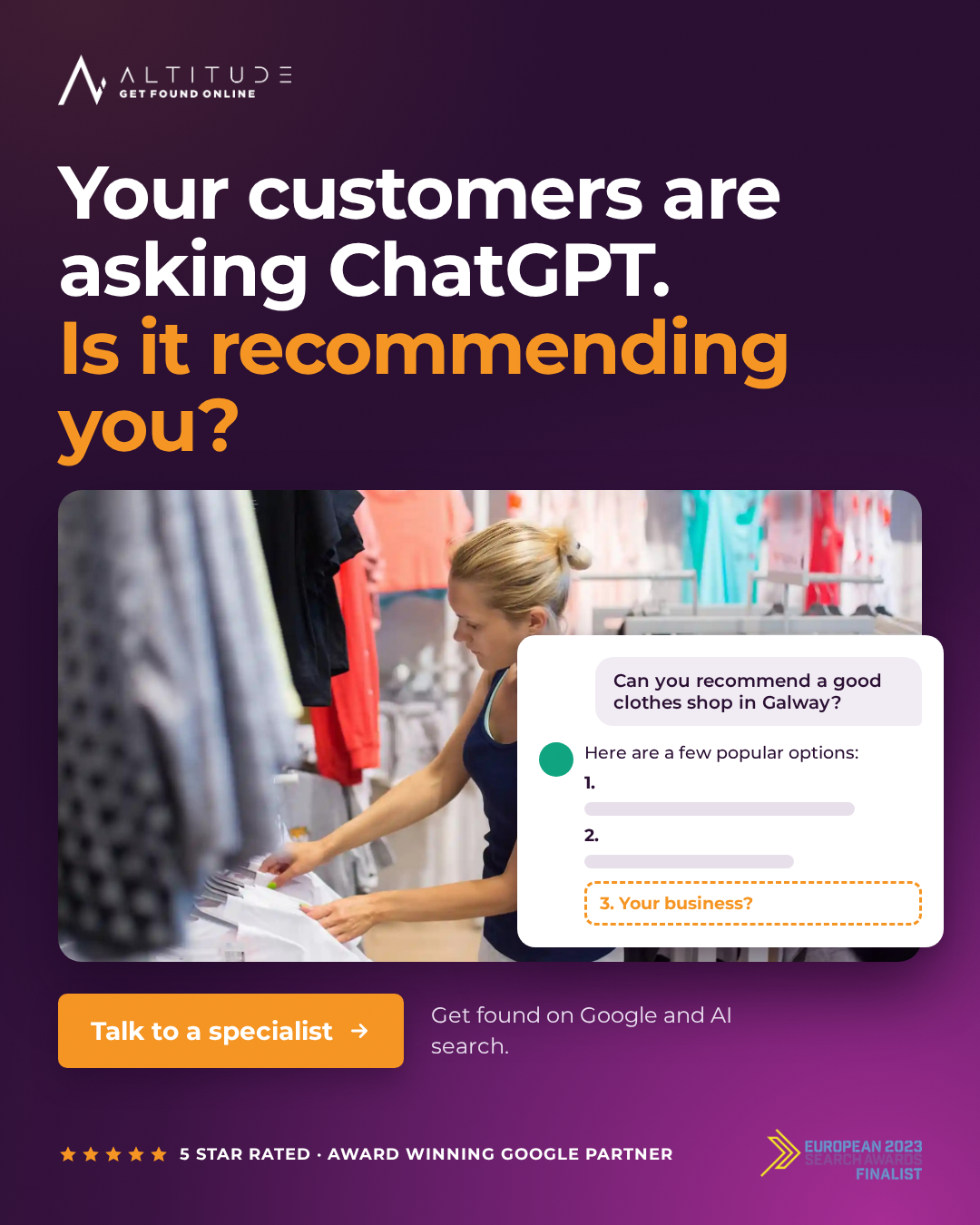 Altitude Internet ad