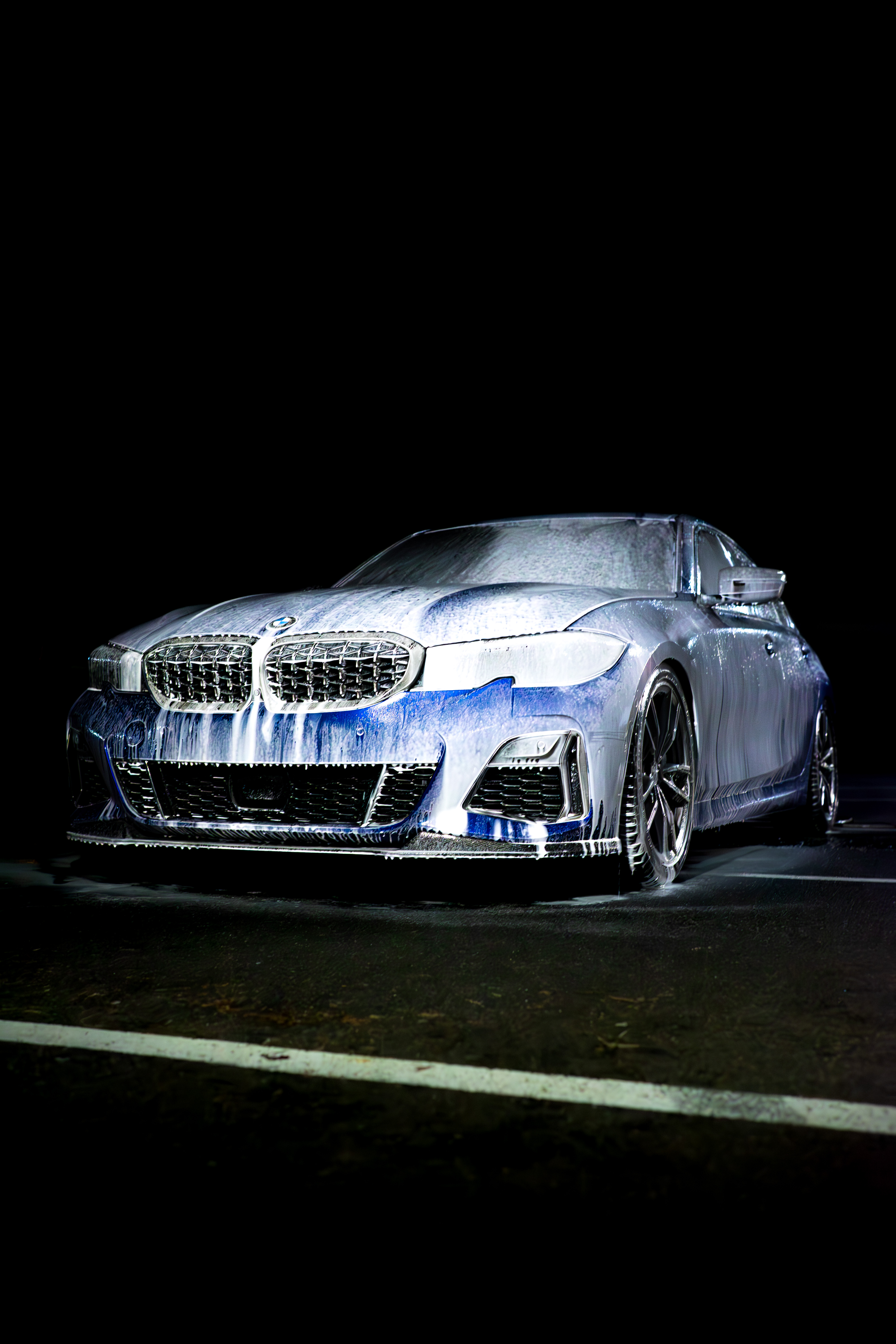 image of a car wash process