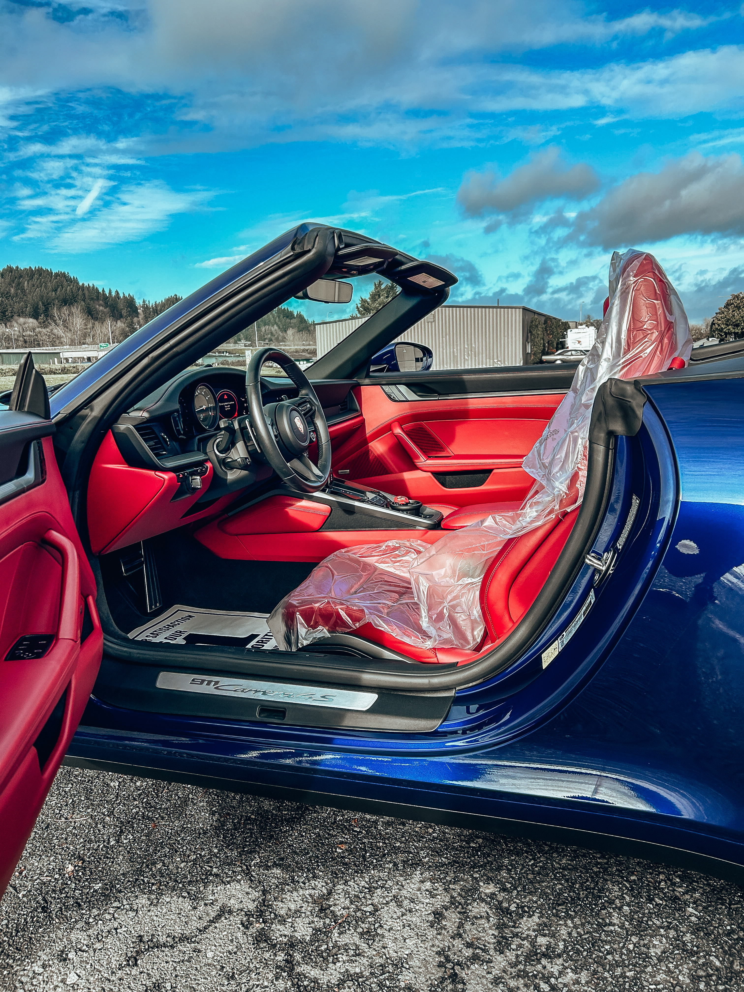 image of a car wash process