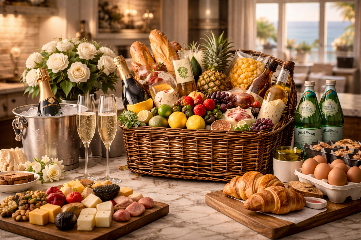 Pre-arrival luxury provisioning