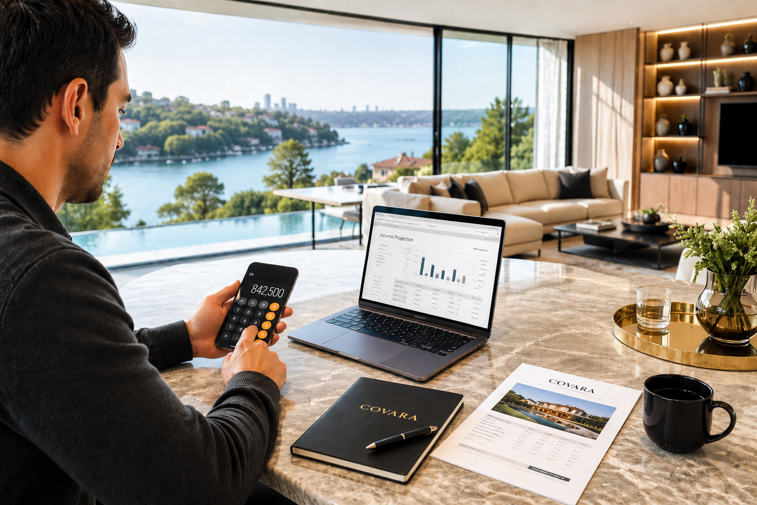 Income calculator illustration