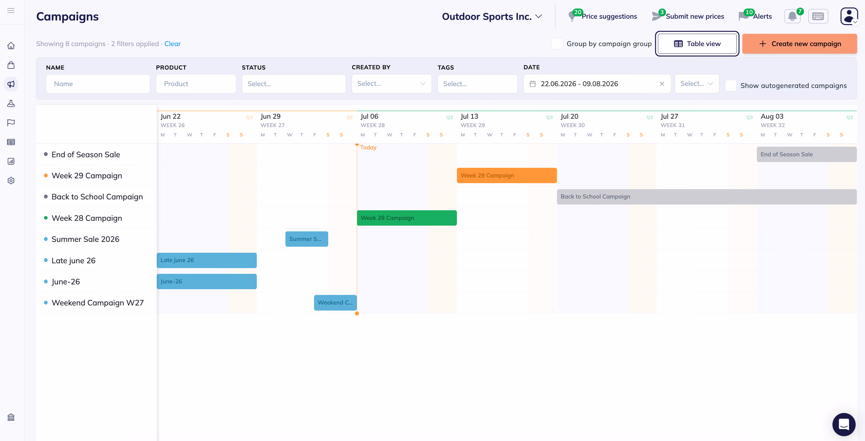 Build a campaign