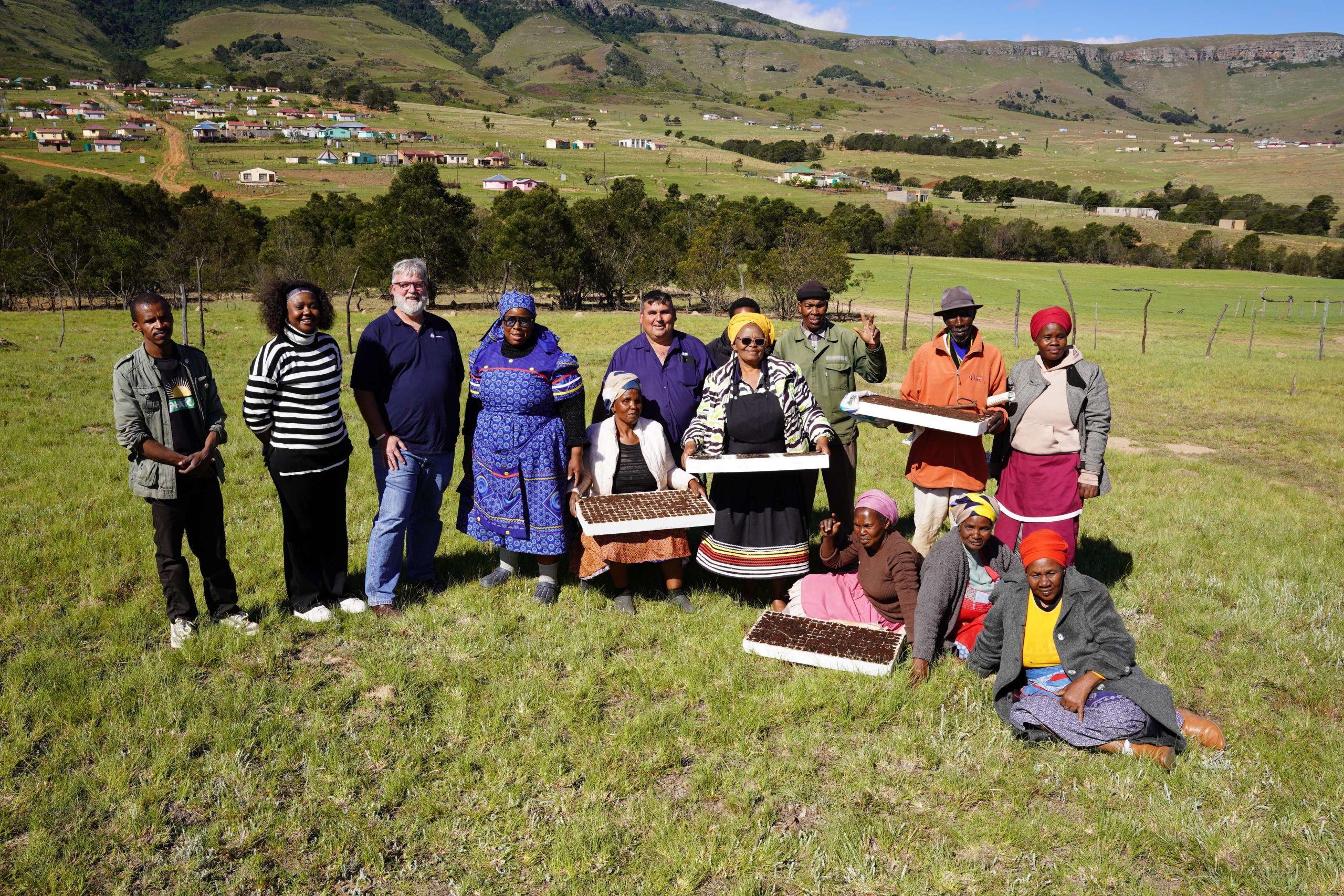Saai, AfriForum the office of Nkosi Zweloxolo Stokwe, and the Adopt-A-Village Rural Food Security Initiative