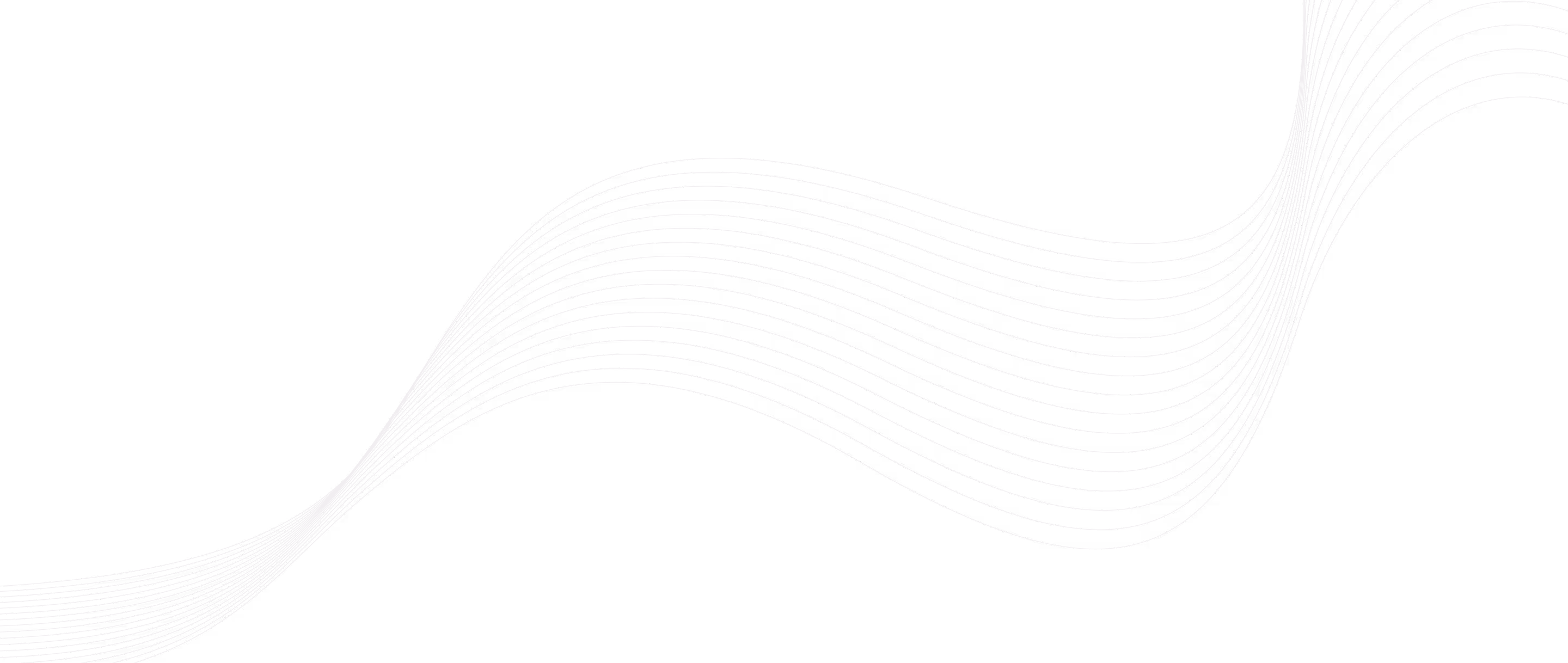 Abstract wave pattern formed by thin white curved lines on a black background.
