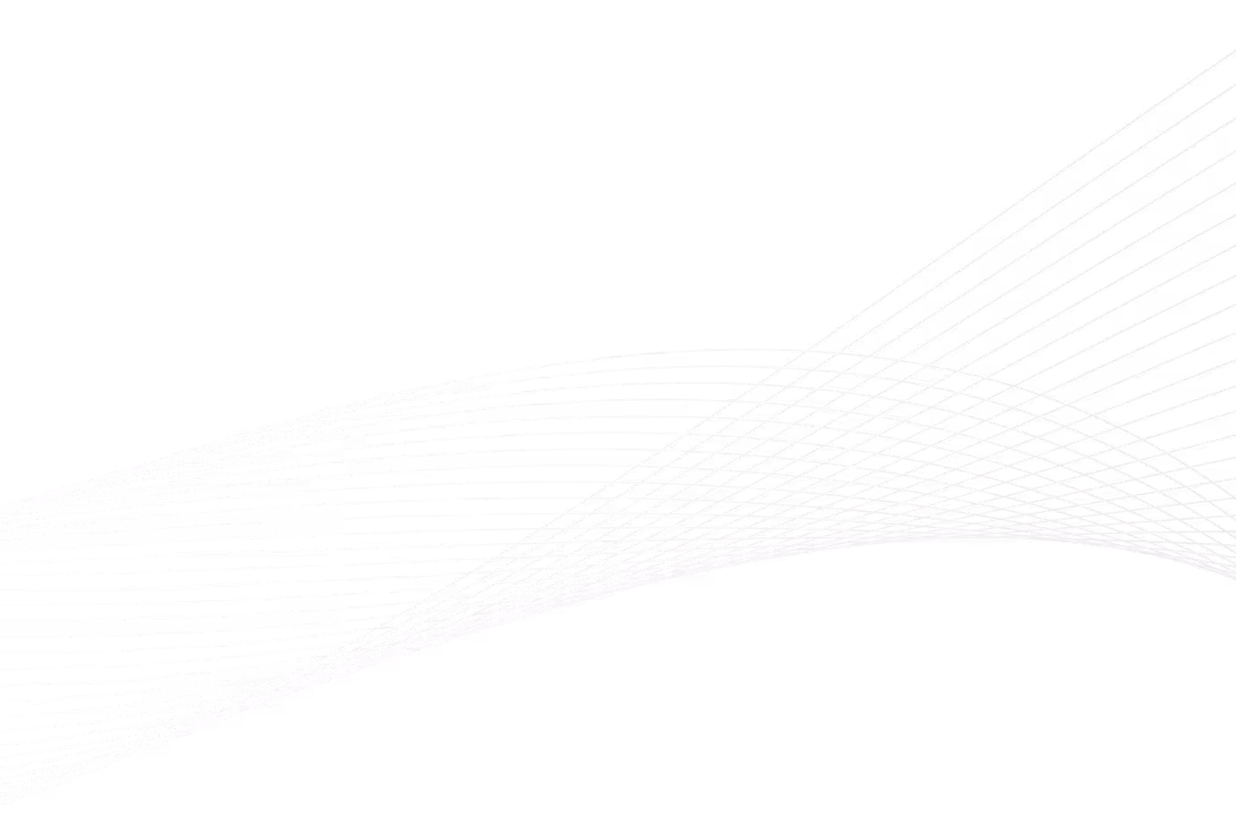 Abstract design of white curved lines crossing over each other on a black background.