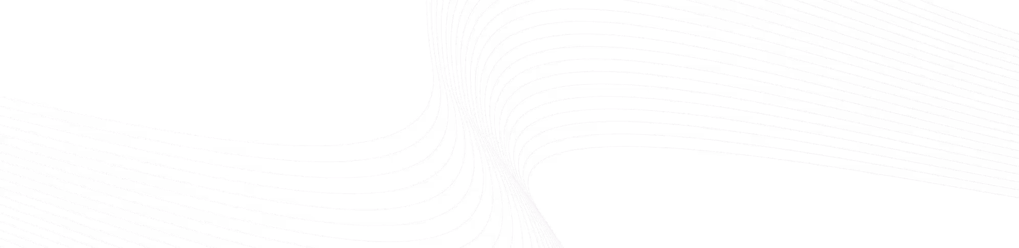 Abstract white curved lines on a black background creating a wave-like pattern.