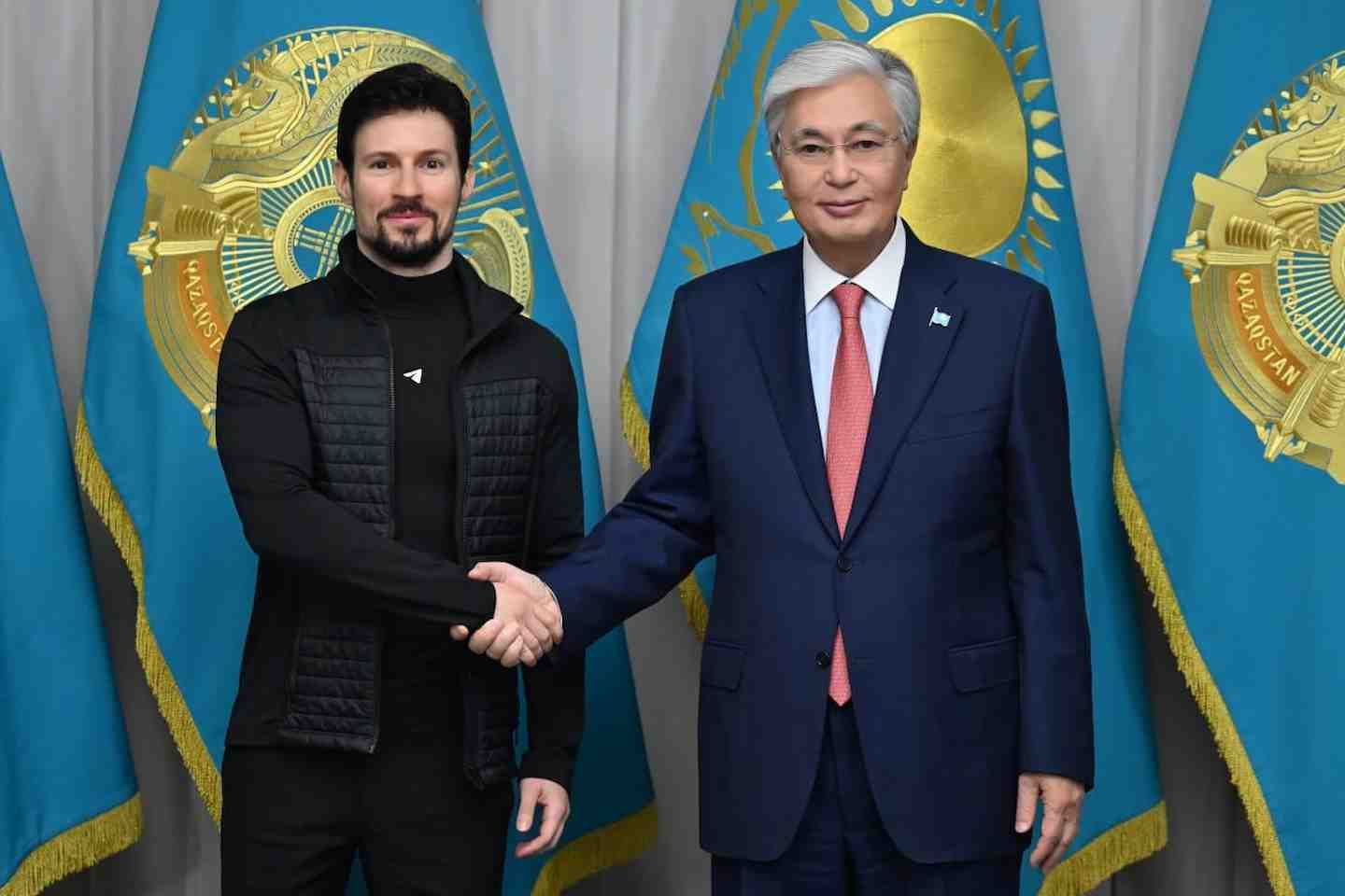 Павел Дуров и Касым-Жомарт Токаев