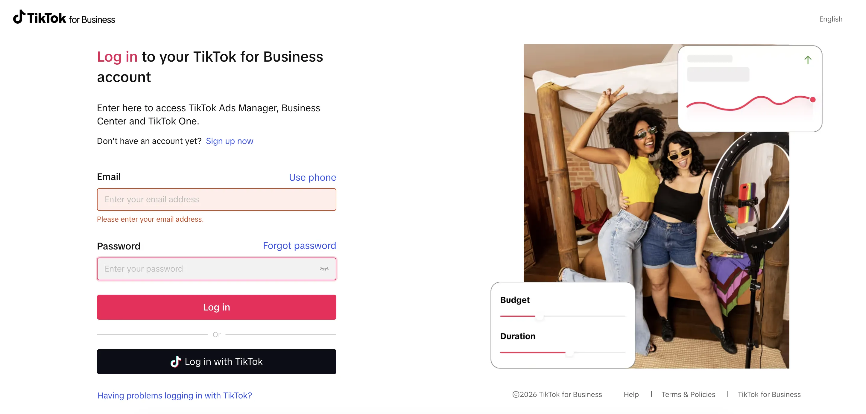 How to find an ID in TikTok Business Center — screenshot 1