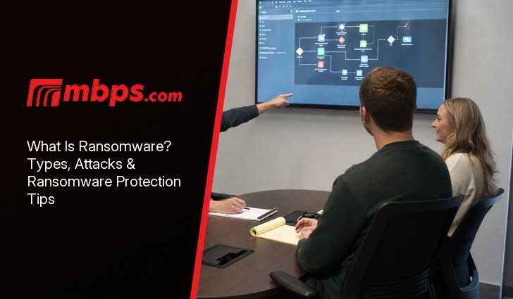 IT security agent working on his powerhouse software.