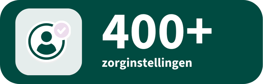 Partner van 400+ zorginstellingen