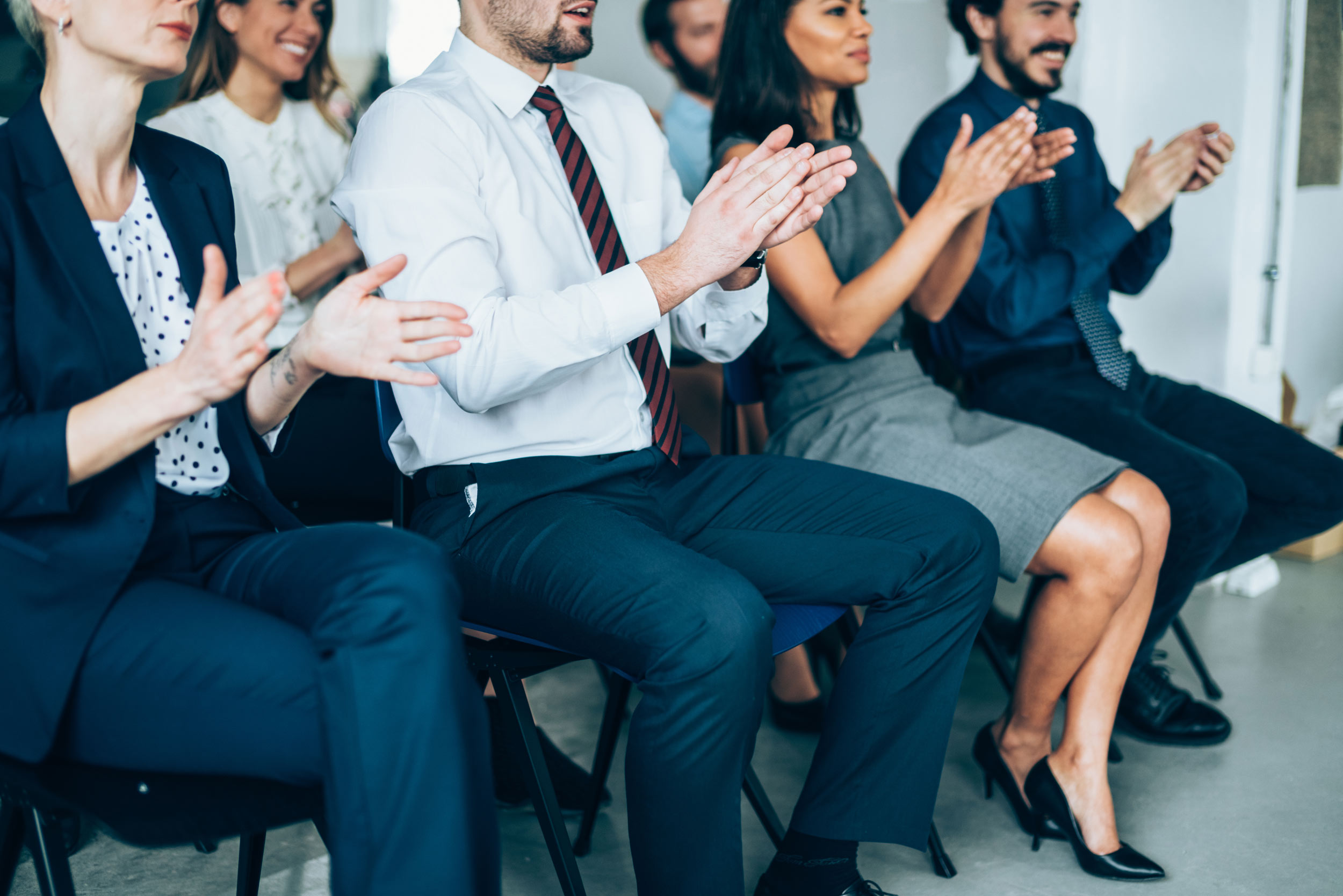 Business team working together