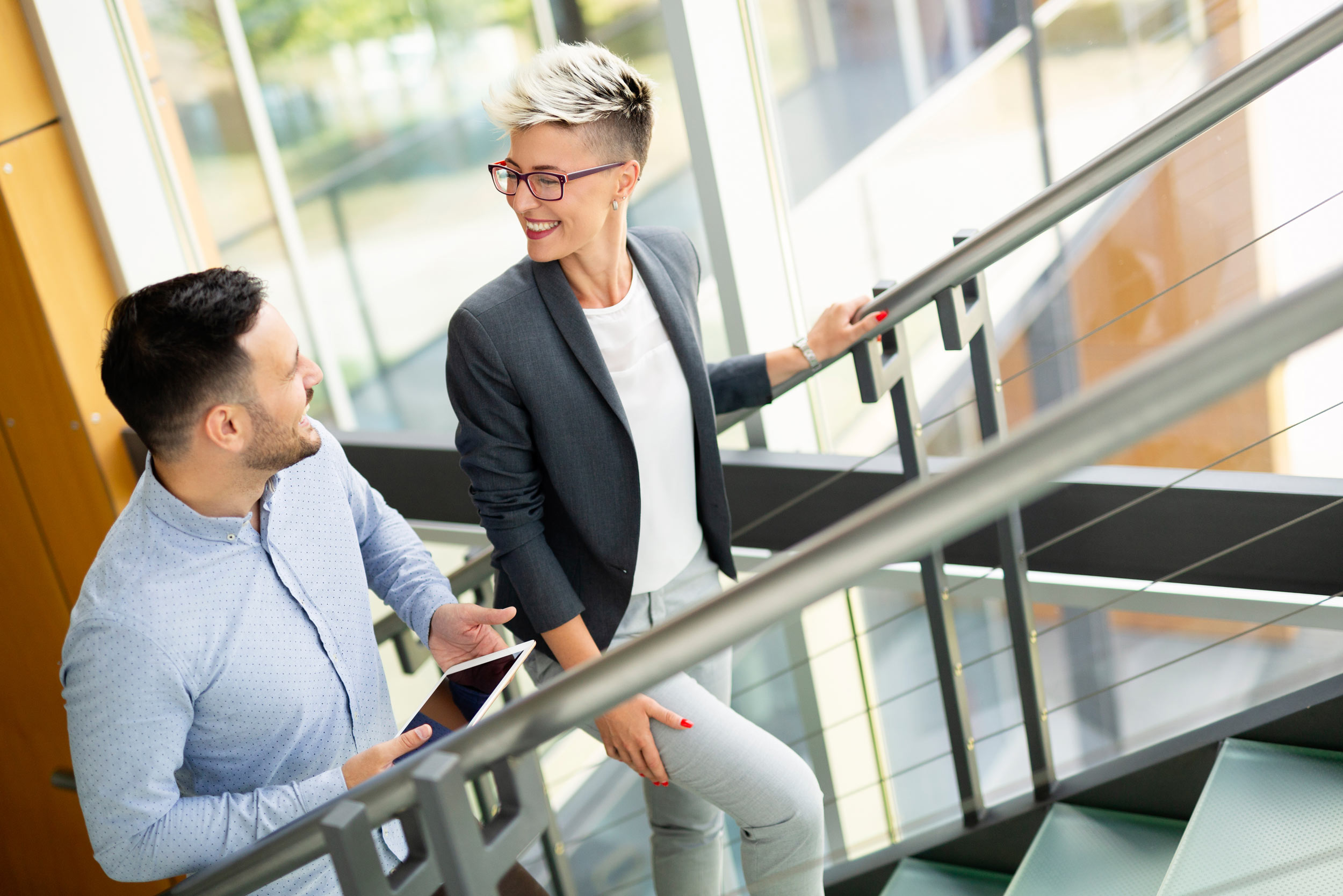 Clients discussing tax planning with advisor