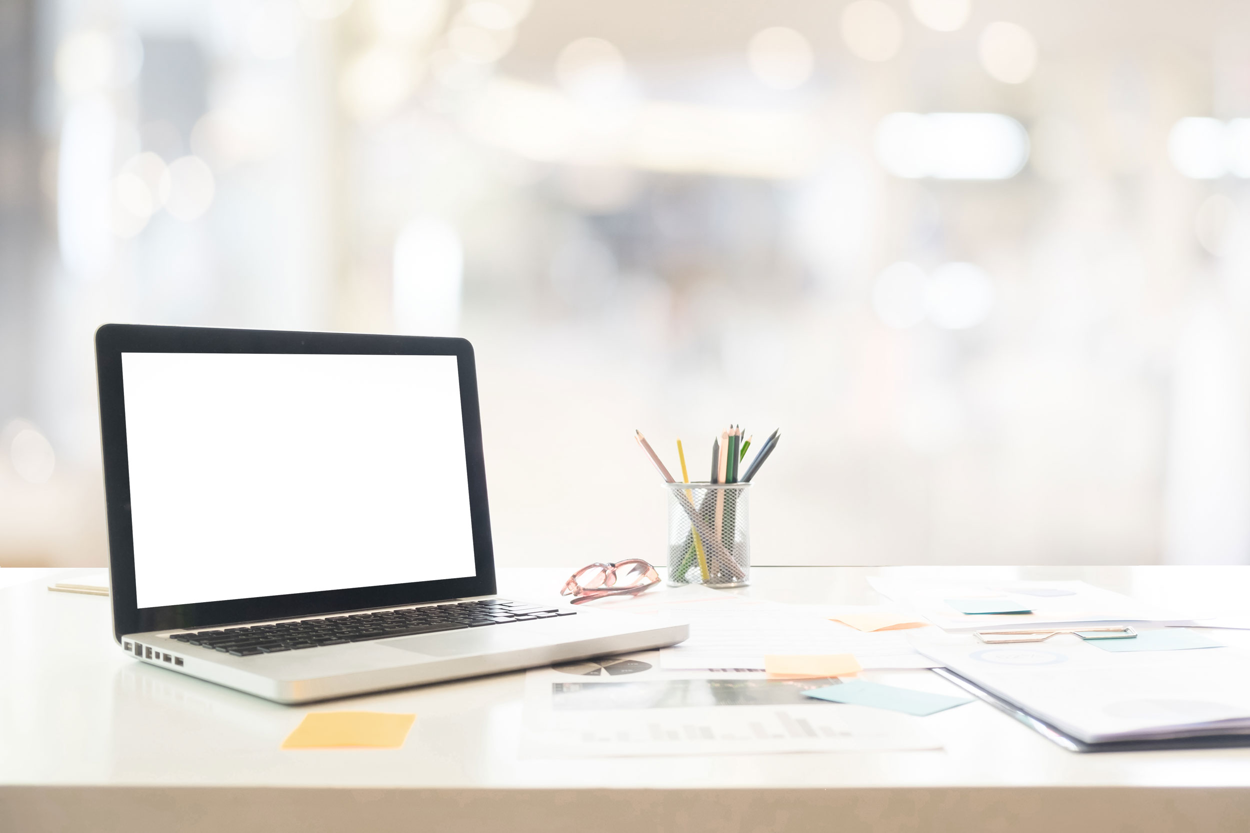 Tax planning on laptop