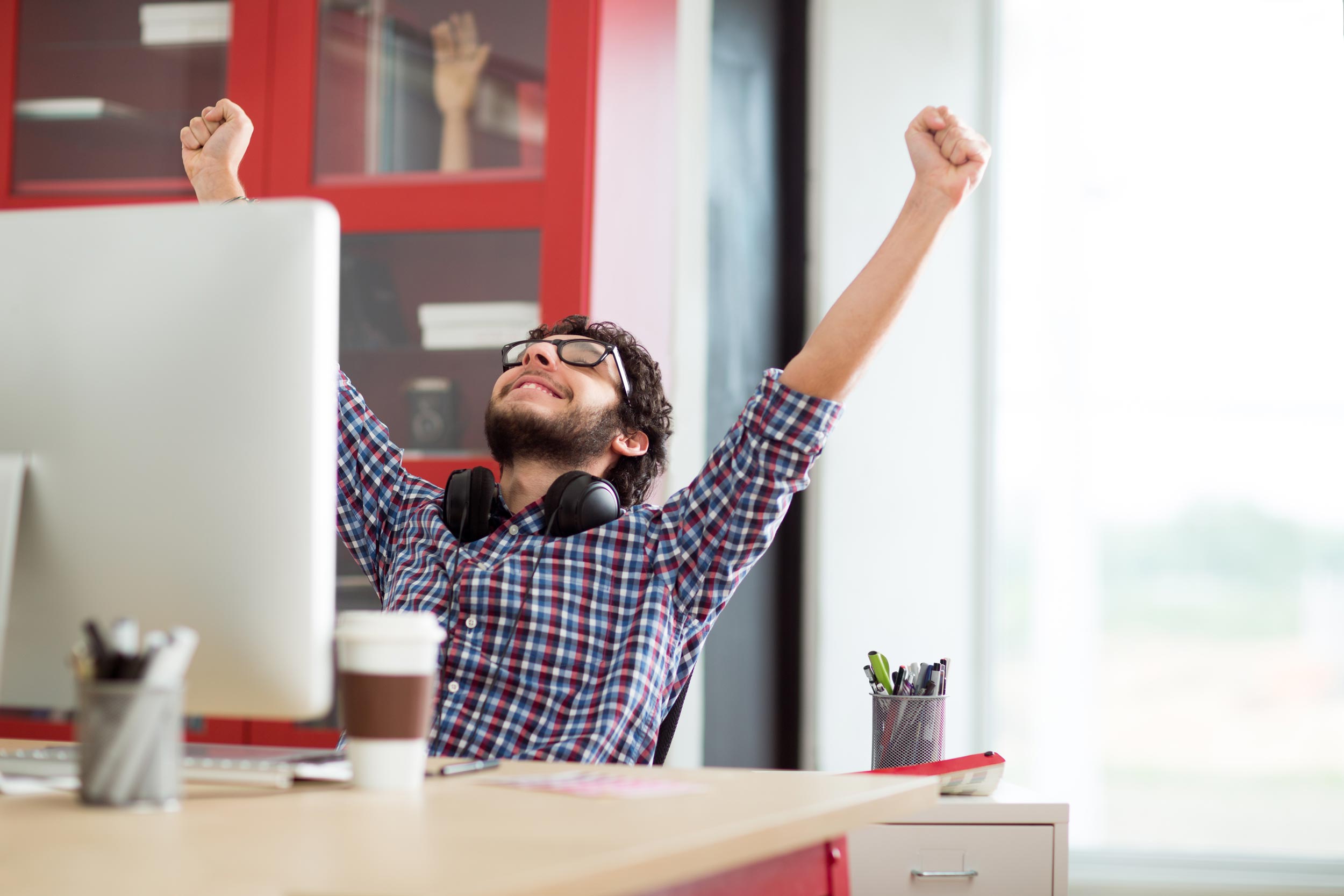 Senior couple reviewing documents