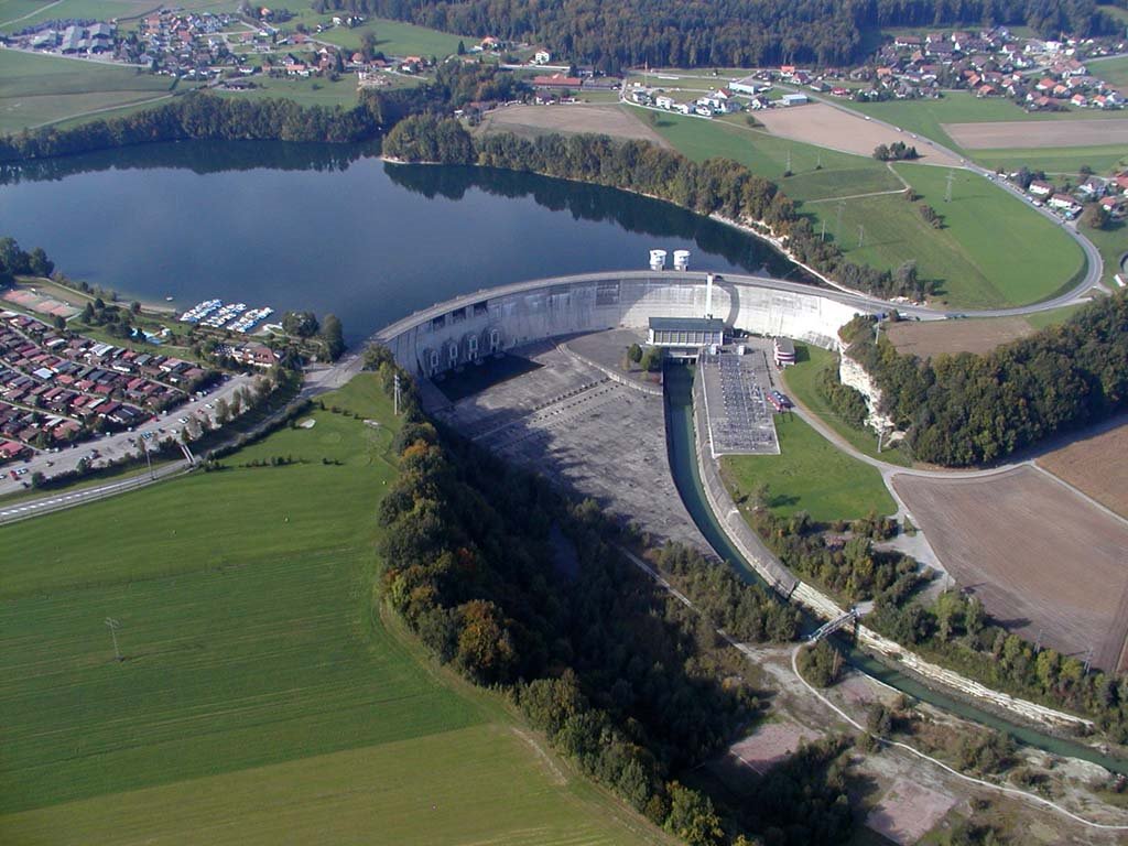 Schiffenen Dam in Fribourg, Switzerland (© Groupe E)