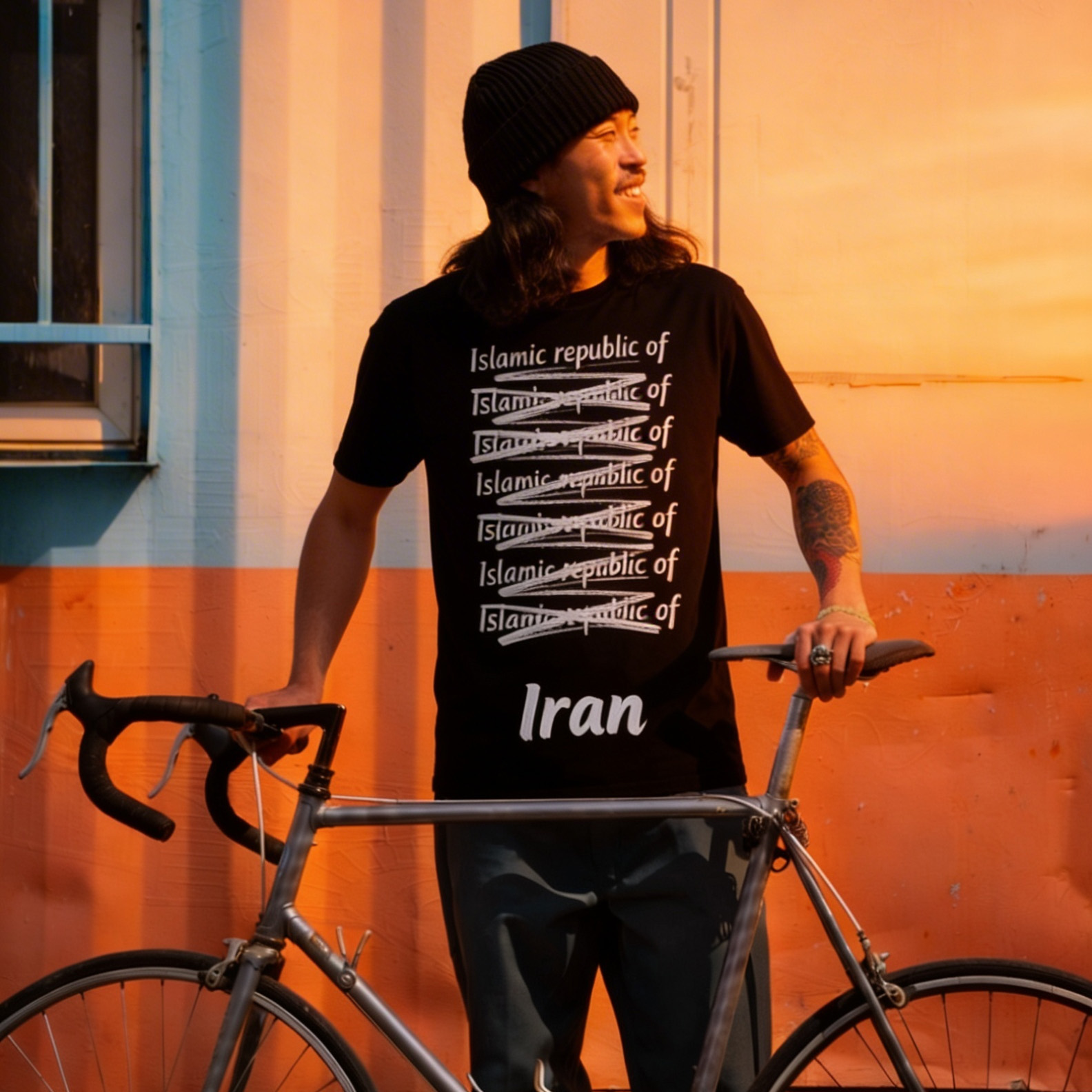 Soon we will be free and that day is not far. This design is a reminder that Iranian's we'll get back to 