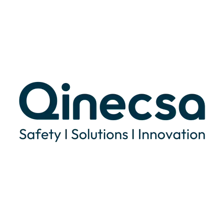 Qinecsa logo with tagline Safety | Solutions | Innovation.