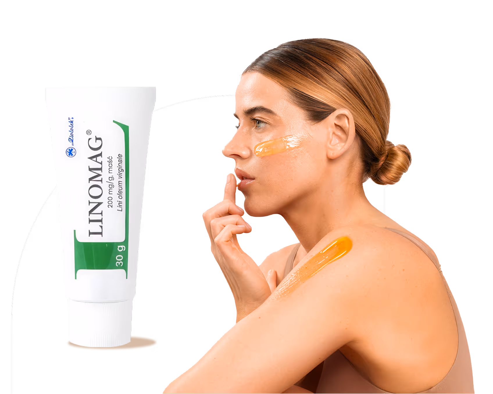 Modelka z opakowaniem 