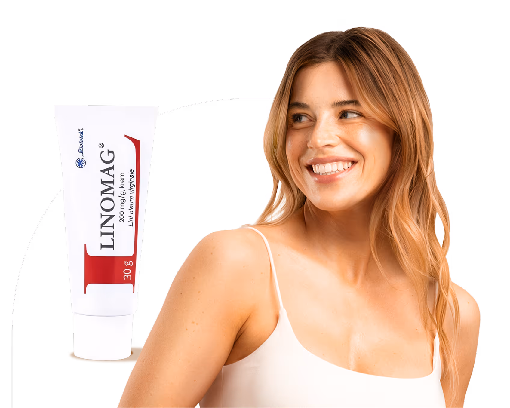 Modelka z opakowaniem 