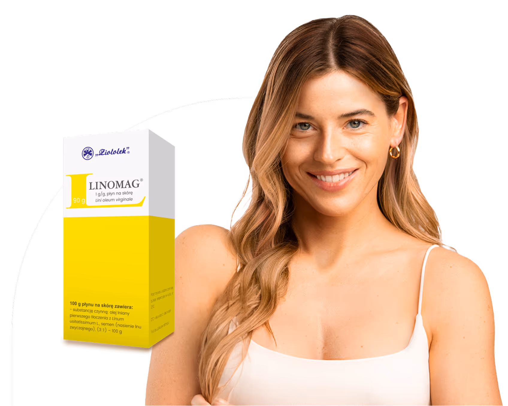 Modelka z opakowaniem 