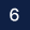 Blue square icon with a white number 6 centered.