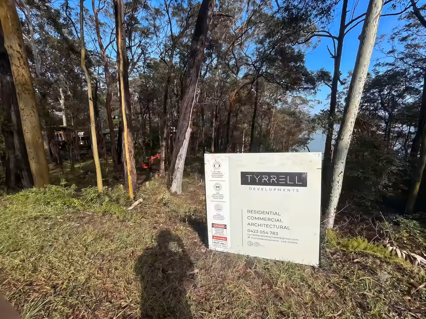 Tyrrell developments sign.