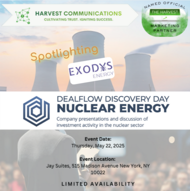 "Exodys Energy's $40 Billion Recycling Revolution" — The Harvest Podcast (DealFlow Discovery Day)