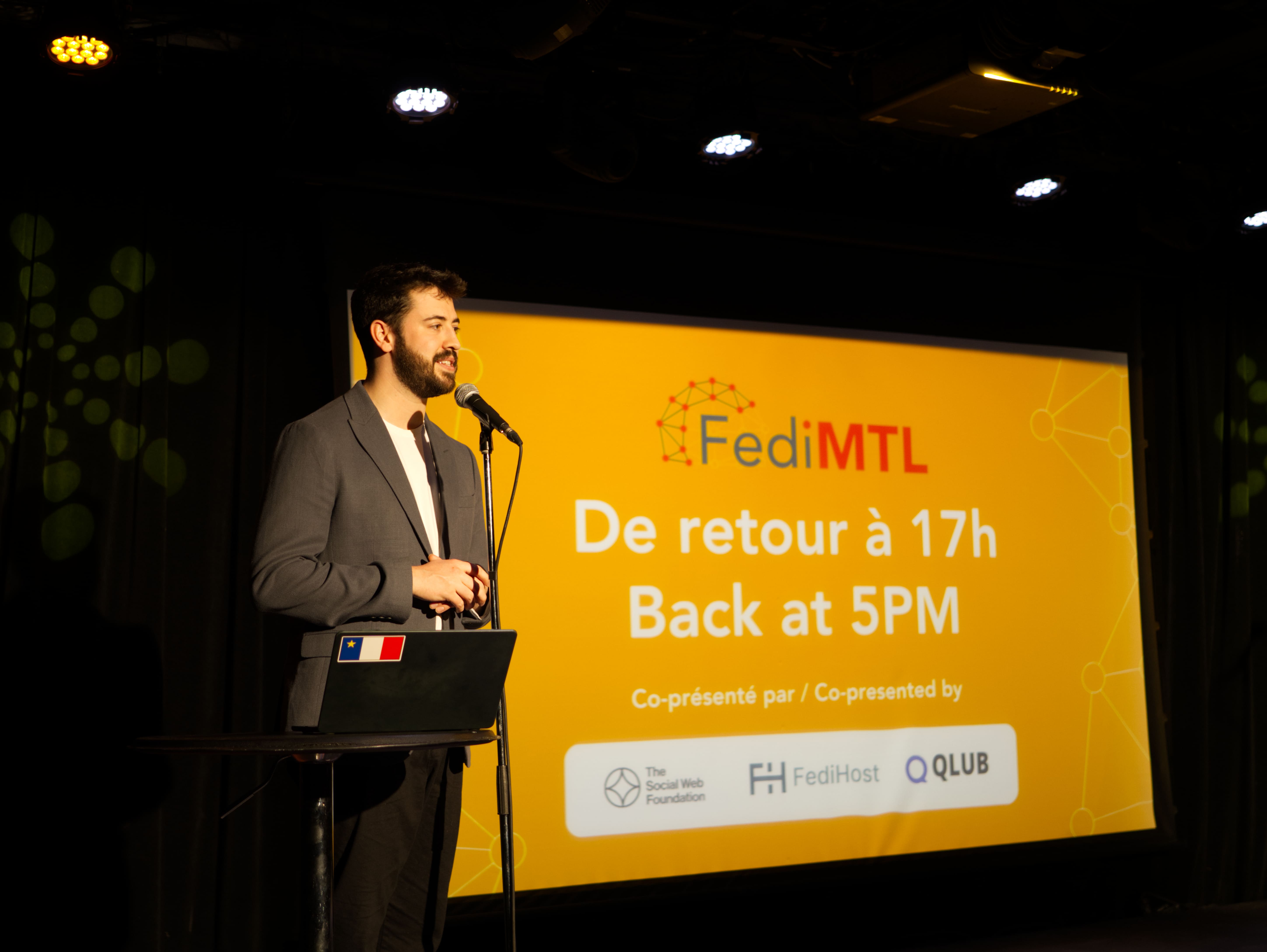 Randy Johnston animateur conférence FediMTL Montréal 2026