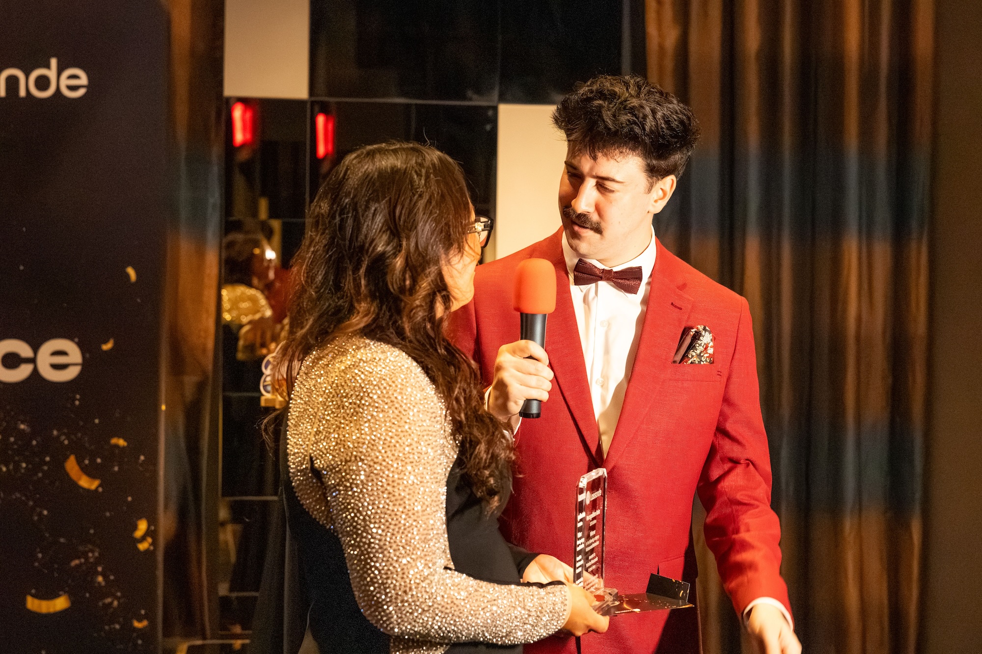 Randy Johnston entrevues vox pop Gala Lassonde Philadelphia 2025