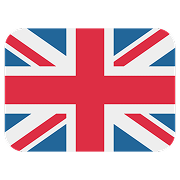 Drapelul Regatului Unit, Union Jack roșu, alb și albastru, pe pagina Instant Factoring.