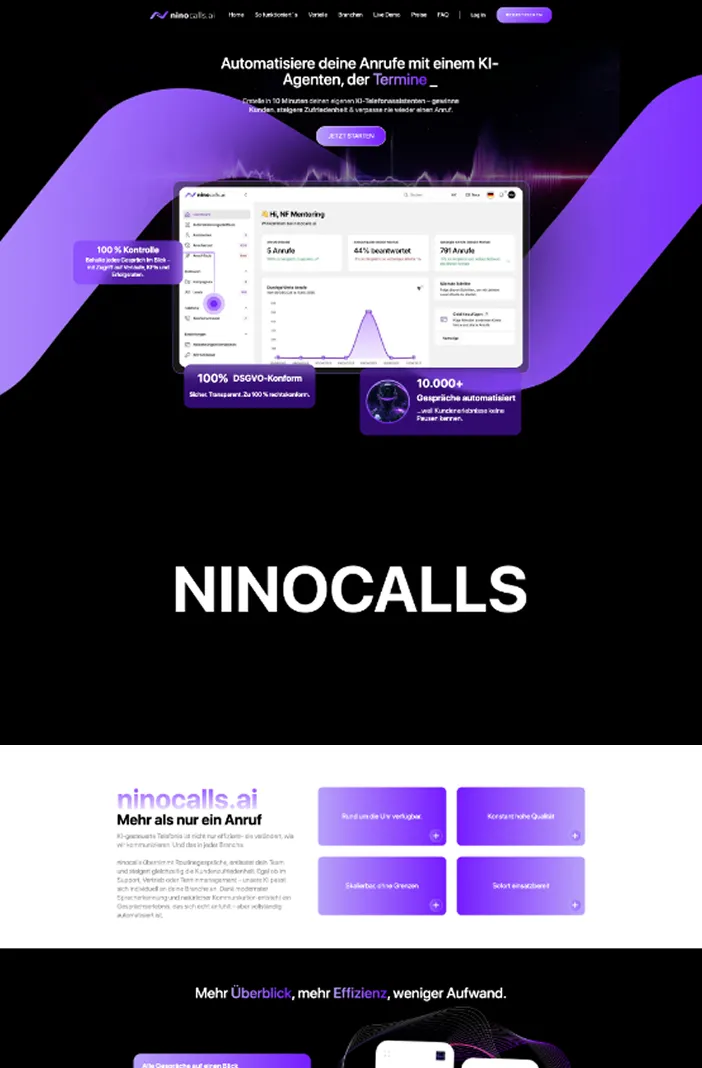 Webseite ninocalls
