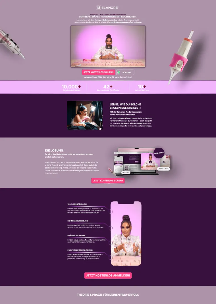 Lead Magnet Landingpage Webflow
