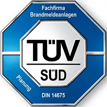 TÜV SÜD zertifizierte Fachfirma für Brandmeldeanlagen nach DIN 14675