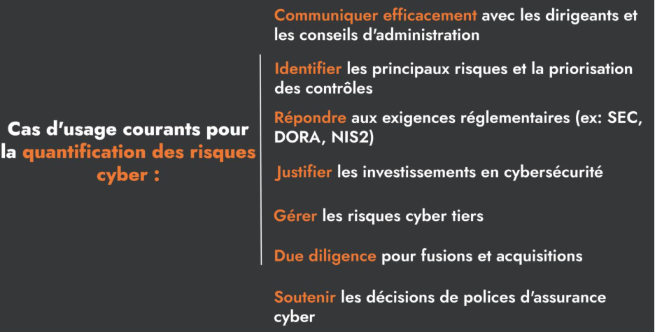 cas usage quantification risques