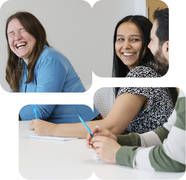 Fedcap UK colleagues collaborating in an inclusive workplace.