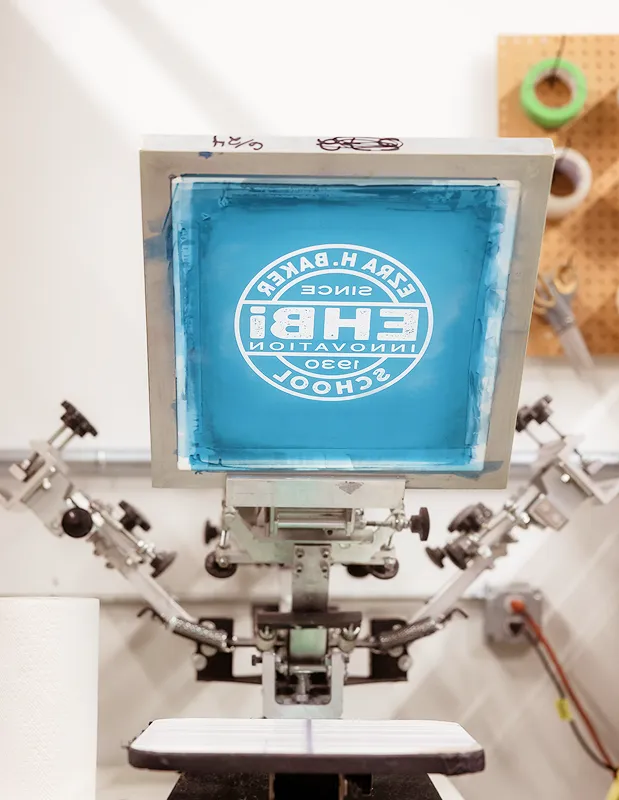 Manual screen printing machine