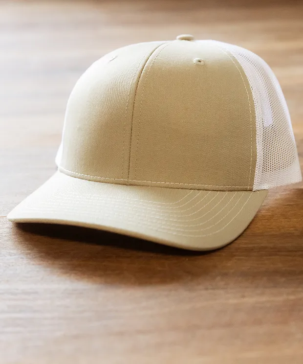 Blank trucker cap