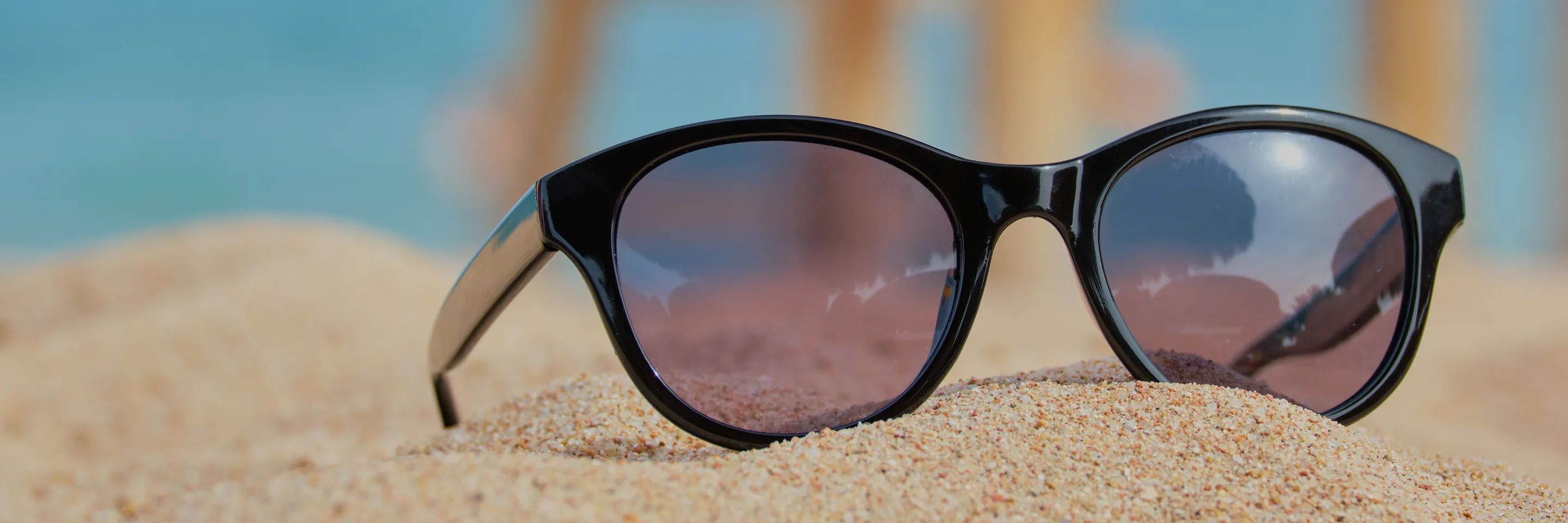 Sunglasses on the beach