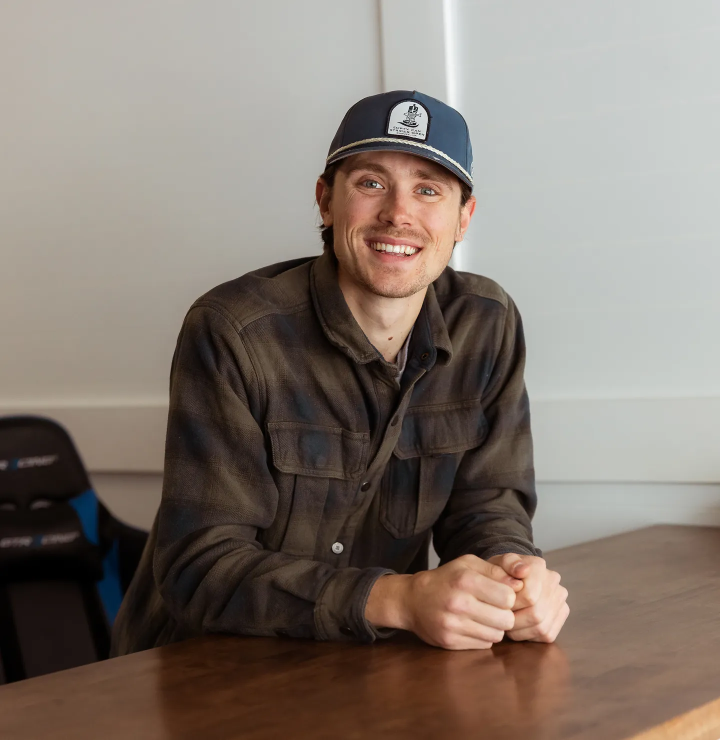 Ben at showroom desk