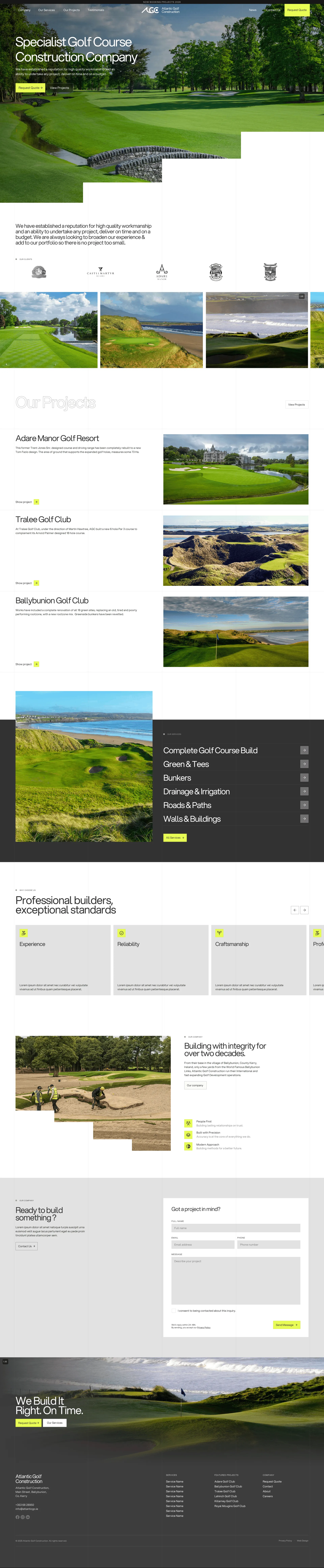 Atlantic Golf Construction